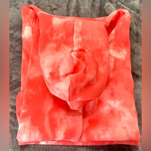 New adidas sweatshirt hooded, size L, white & light red. - Picture 5 of 5